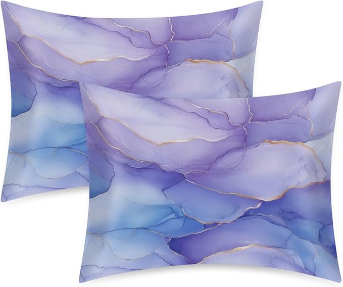 Marble With Lavender Blue