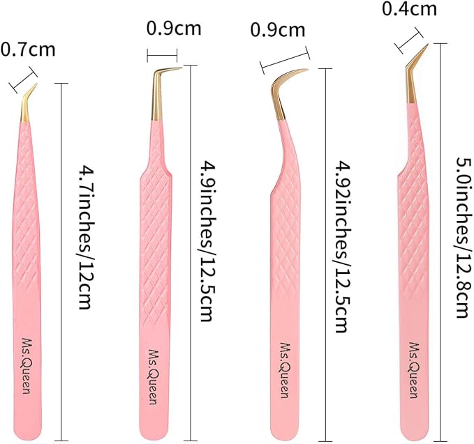 Curved and Isolation Tweezers/M018b4