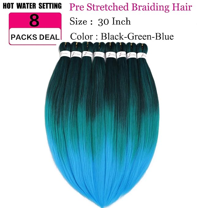 mixed black & Green & blue