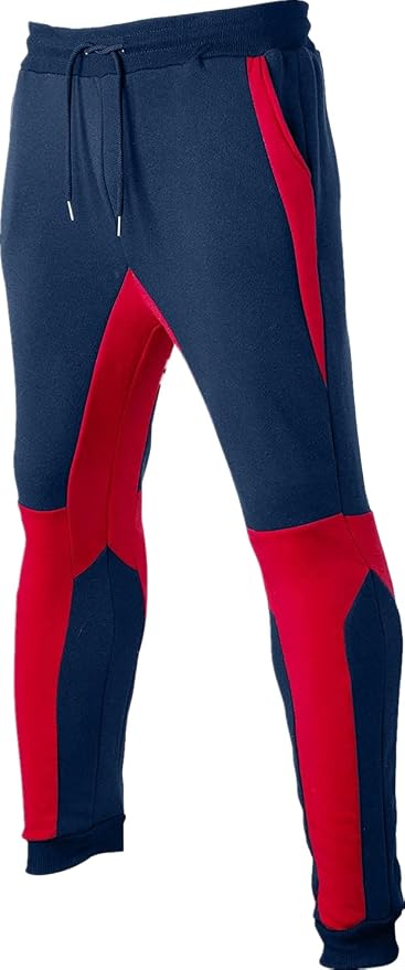 Navy Blue & Red