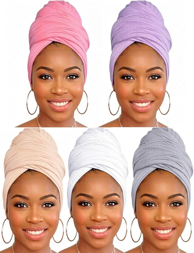 5pcs-(beige,light Grey,pink, Light Purple,white)