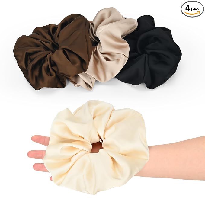 Creamy White, Champagne, Dark Brown, Black
