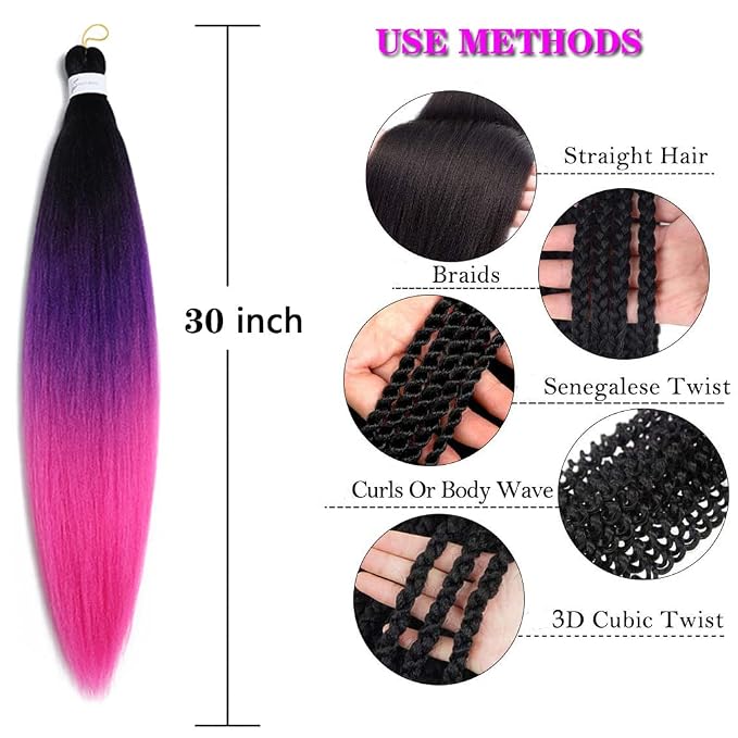 Black-Purple-Rose Red