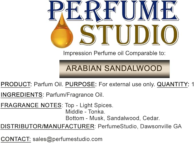 Black Amber, Black Orchid, Arabian Sandalwood