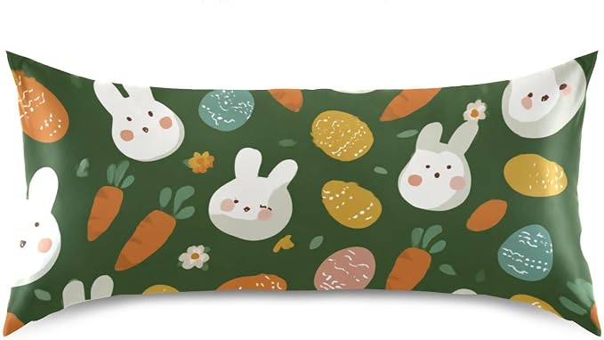 Deep Green Easter Bunny Eggs Carrots