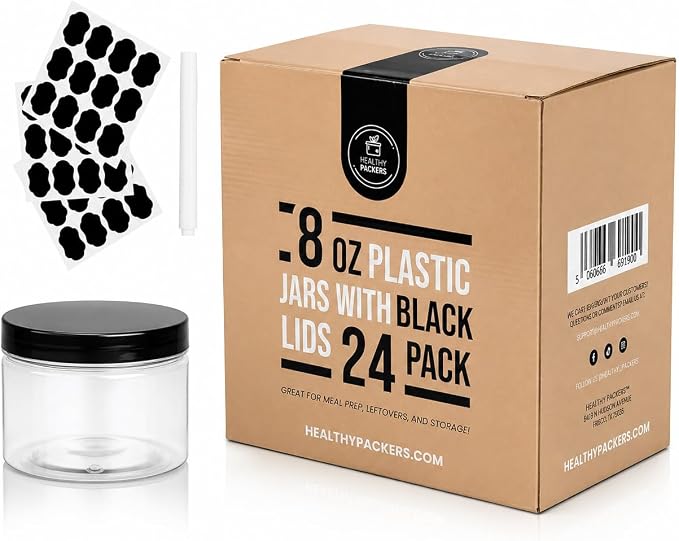 8 Oz 24 Pack (Black)