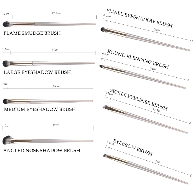 8-Piece Eyeshadow Brush Set