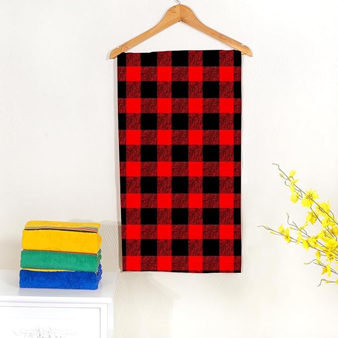 Plaid Red Black