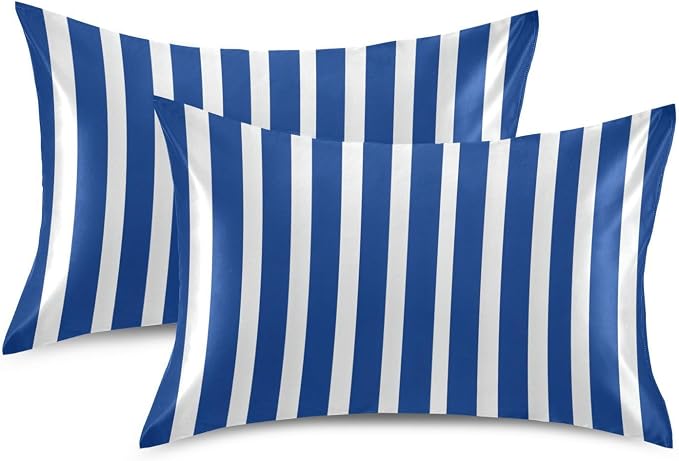 Blue and White Stripes
