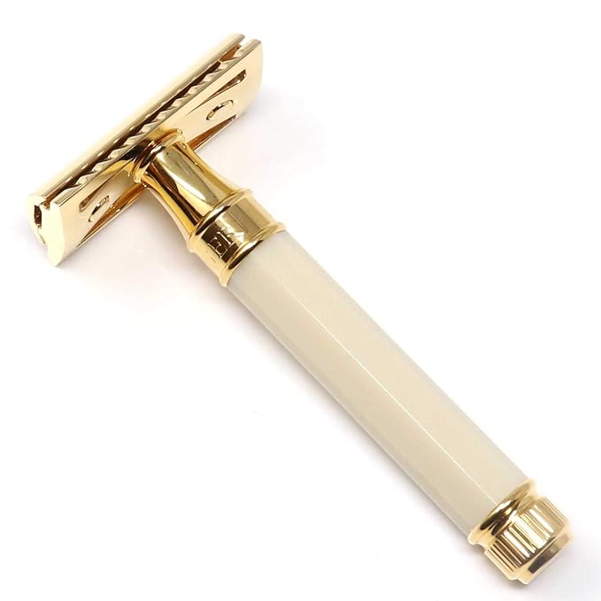 Ivory and Gold Plated Octagonal