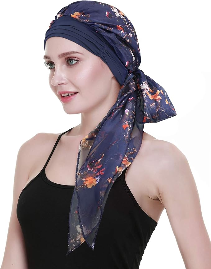 Navy Yellow Flower