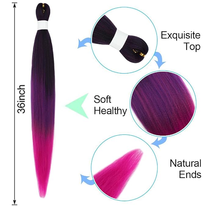 Dark Purple Ombre Magenta Pink