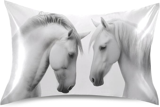 Beautiful White Horse