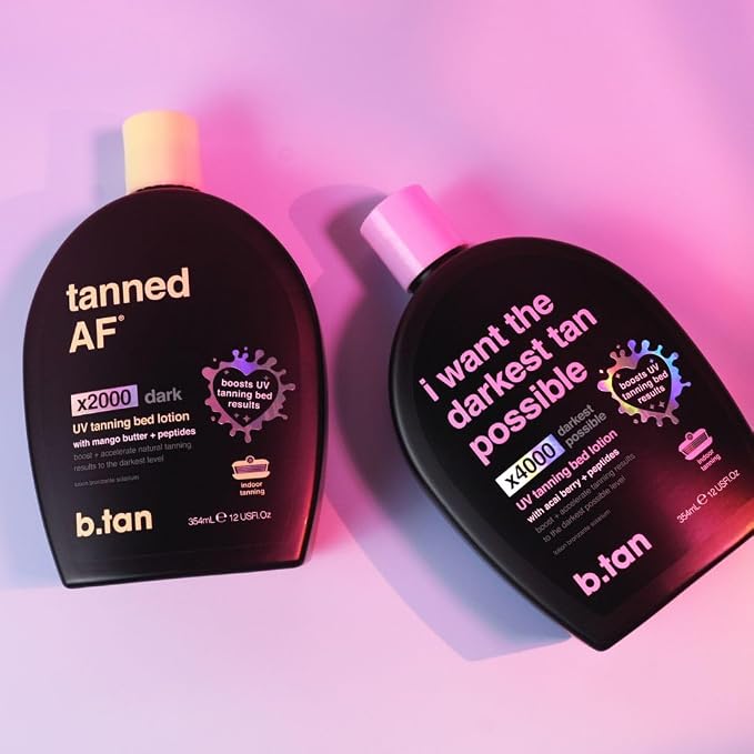 ultra dark UV tanning lotion