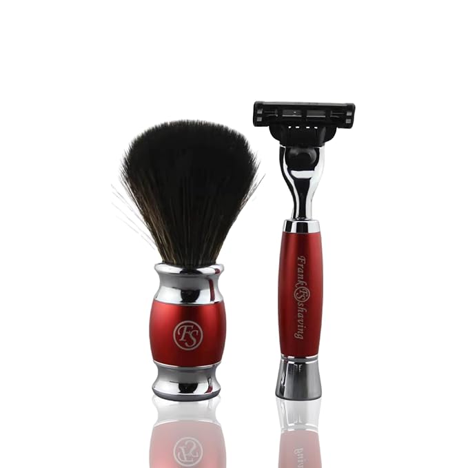 Red(razor+brush)