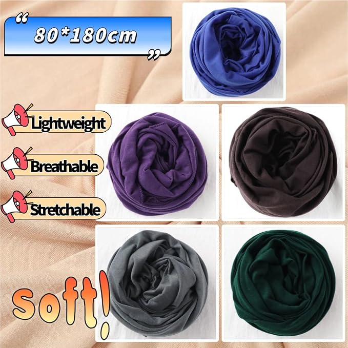 5pcs-(purple,brown,royal Blue,dark Grey,dark Green)