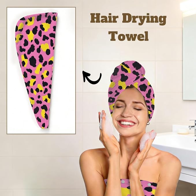 Pink Yellow Leopard