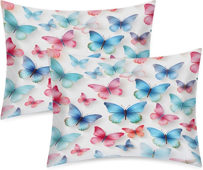 Pink Blue Butterfly