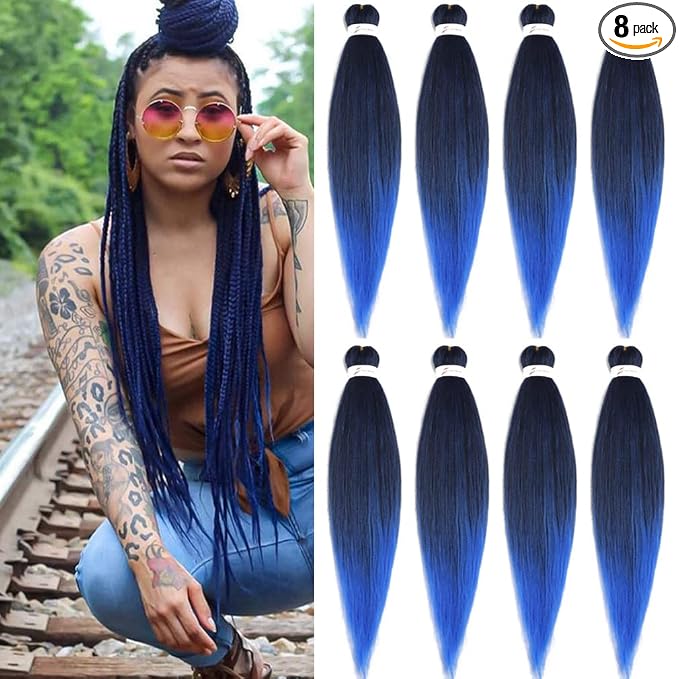 mixed black & blue