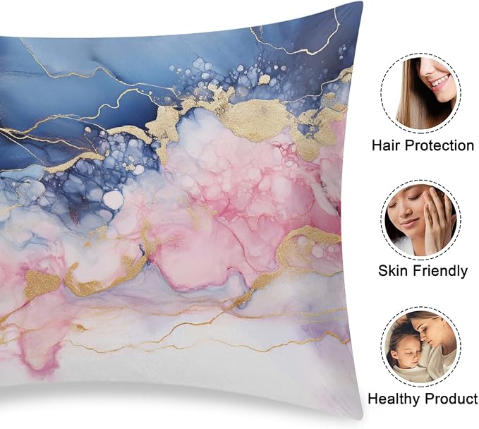 Blue Pink Marble