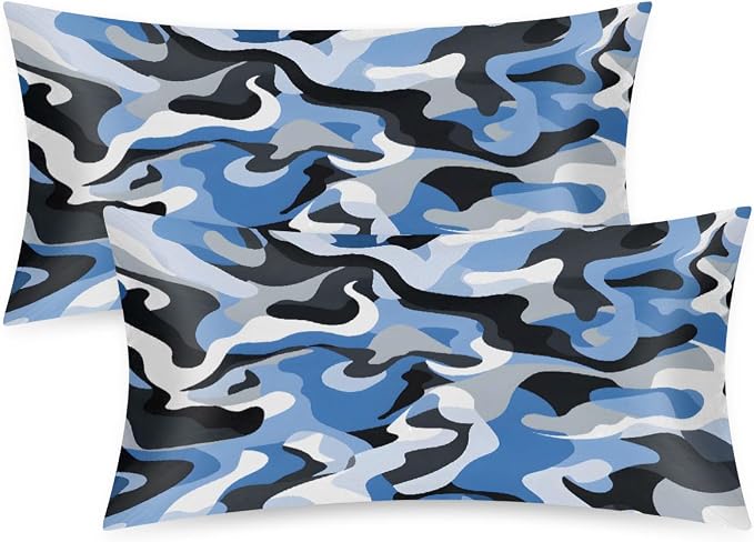 Blue Grey Camouflage