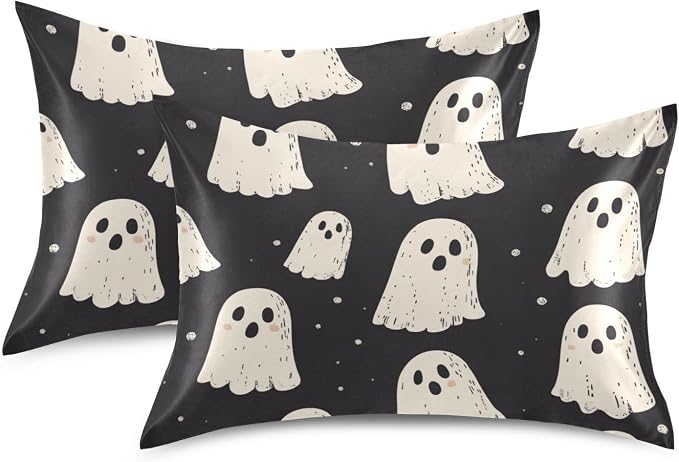Cute Halloween Ghost Black