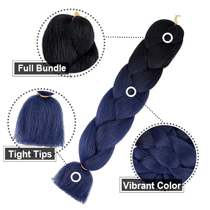 #B20 Black to Dark Blue