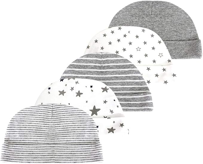 Gray Stripe & Little Stars & Print Set