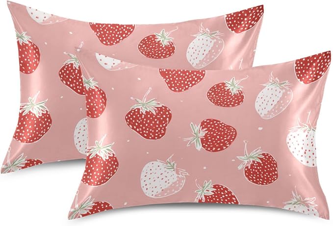 Pink and Red Strawberry