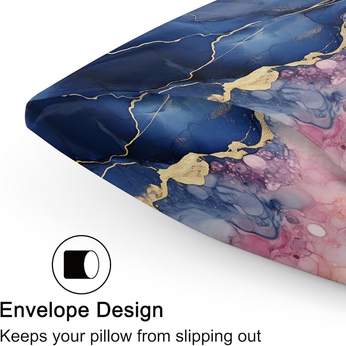 Blue Pink Marble