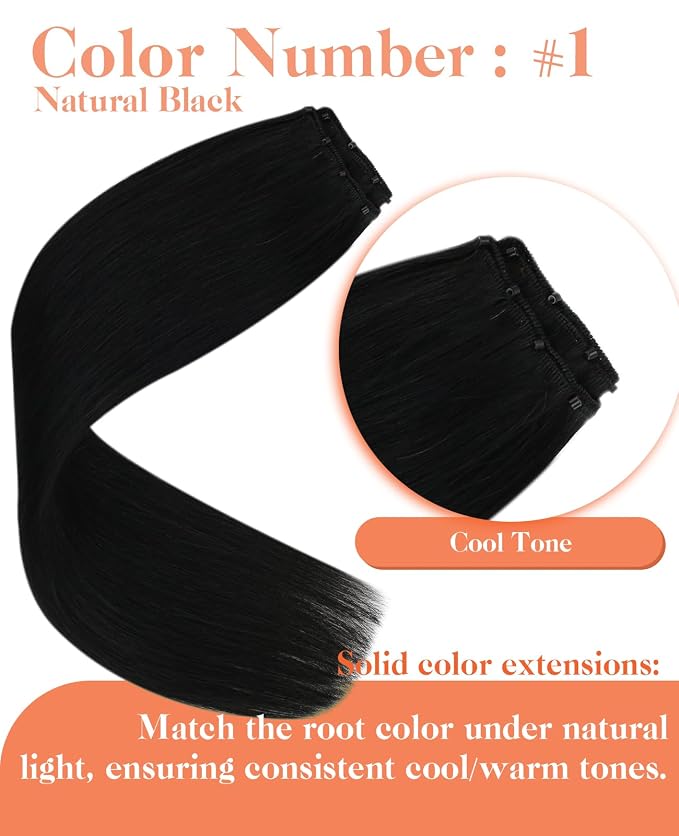 B-#1B-Natural Black