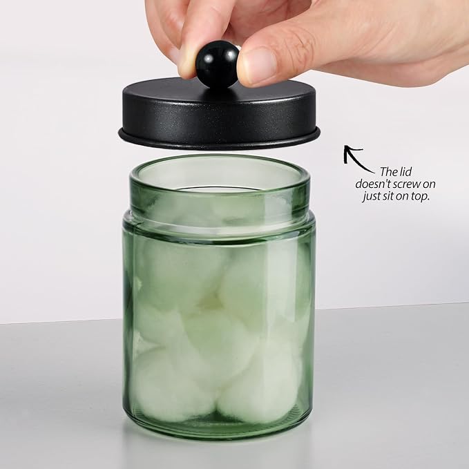 Jar Sage Green/Lid Black