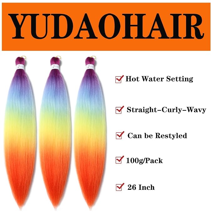 Purple-Light Blue-Yellow-Orange
