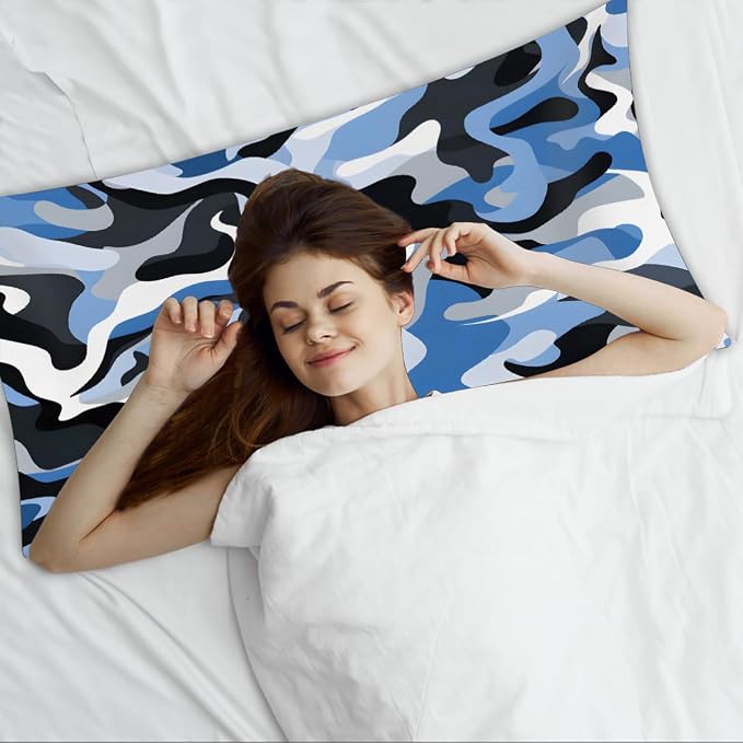 Blue Grey Camouflage