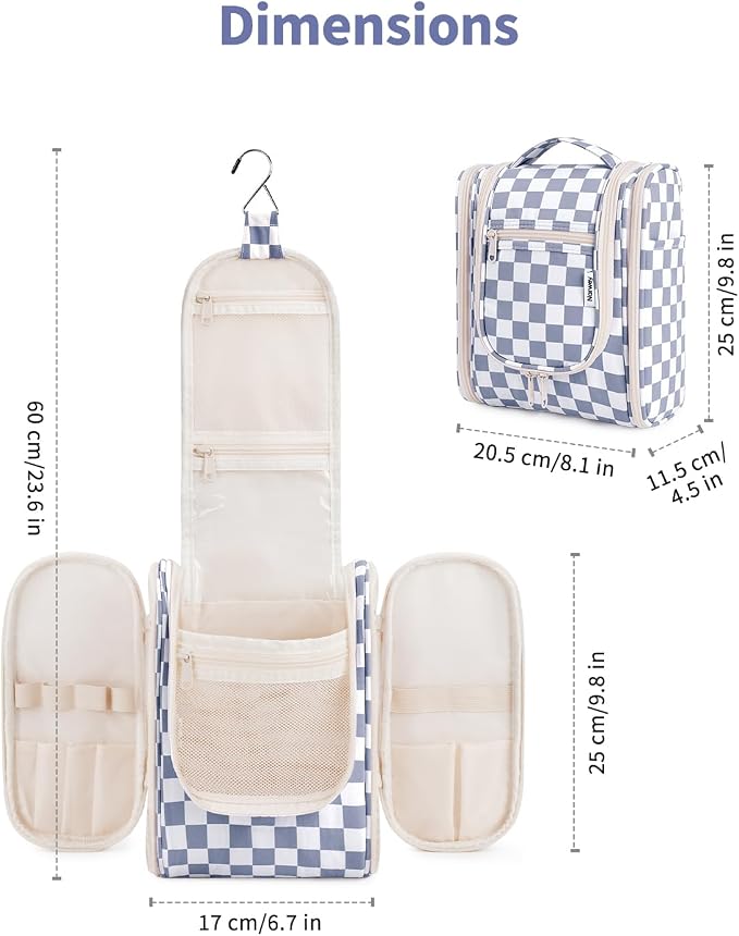 C-Grayish Blue Checkerboard