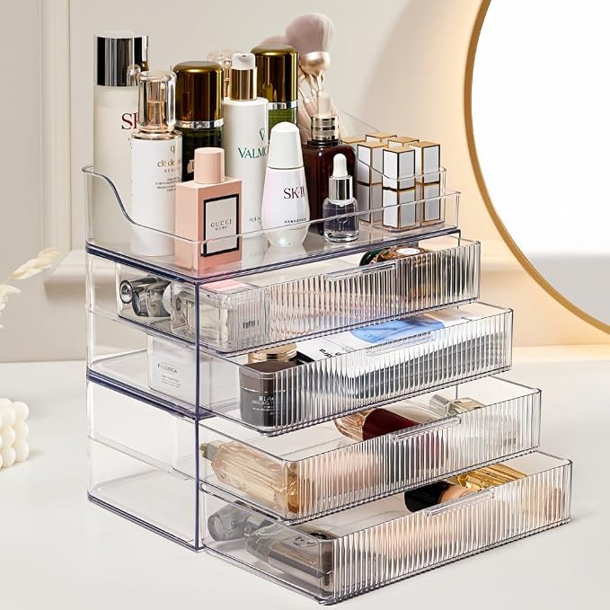 Clear-4 Drawers