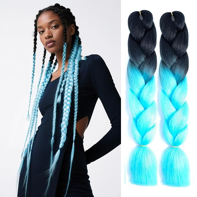 Black to Sky Blue