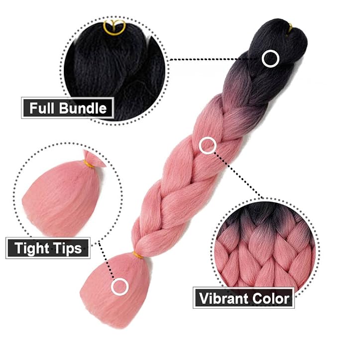 #B6 Black to Pink