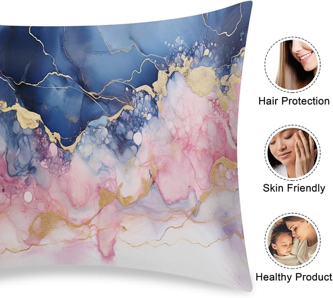 Blue Pink Marble