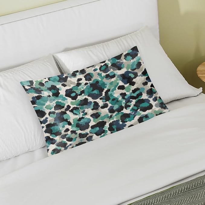 Abstract Turquoise Leopard