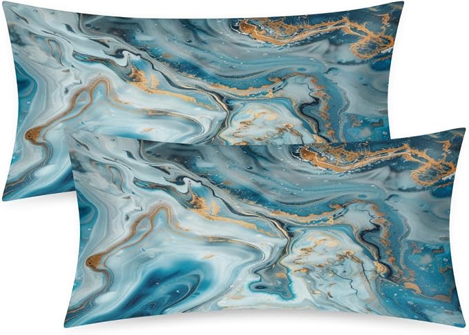 Blue Gold Marble
