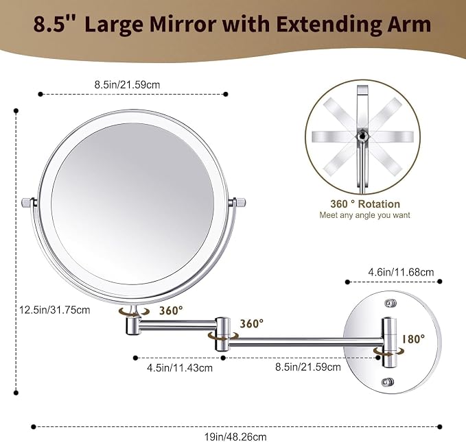 Chrome Wall-mounted