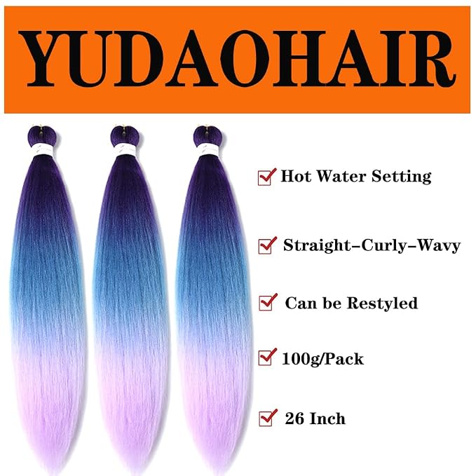 Purple-Lake Blue-Light Purple