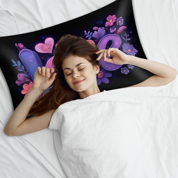Purple Pink Love Floral