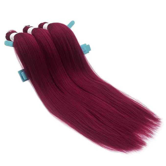 Burgundy Braiding Hair 3 Packs