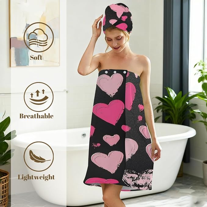 Pink Black Hearts