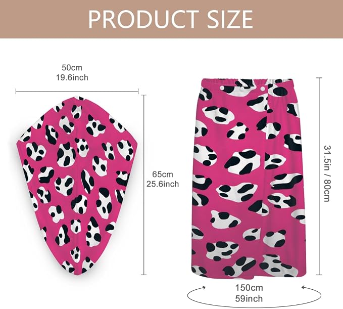 Pink Cow Print