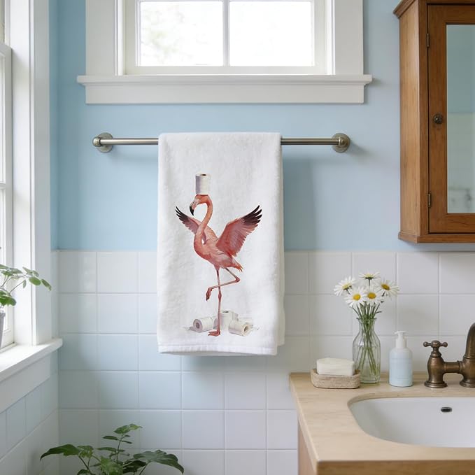 Bath Flamingos