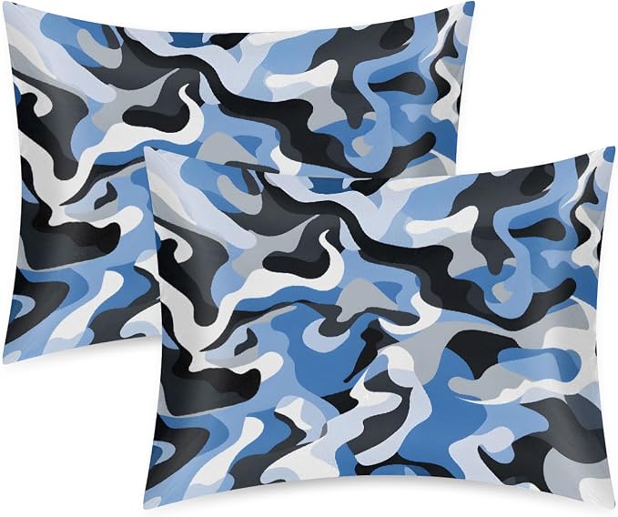Blue Grey Camouflage