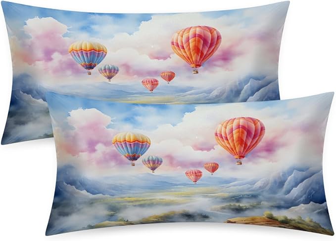 Hot Air Balloon Mountain